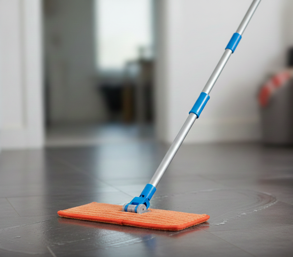 Microfiber Flat Mop With Velcro Backing