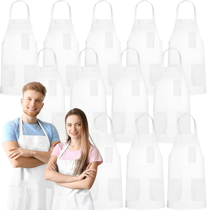 White Colour Aprons