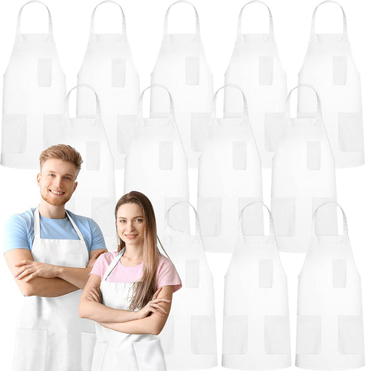White Colour Aprons