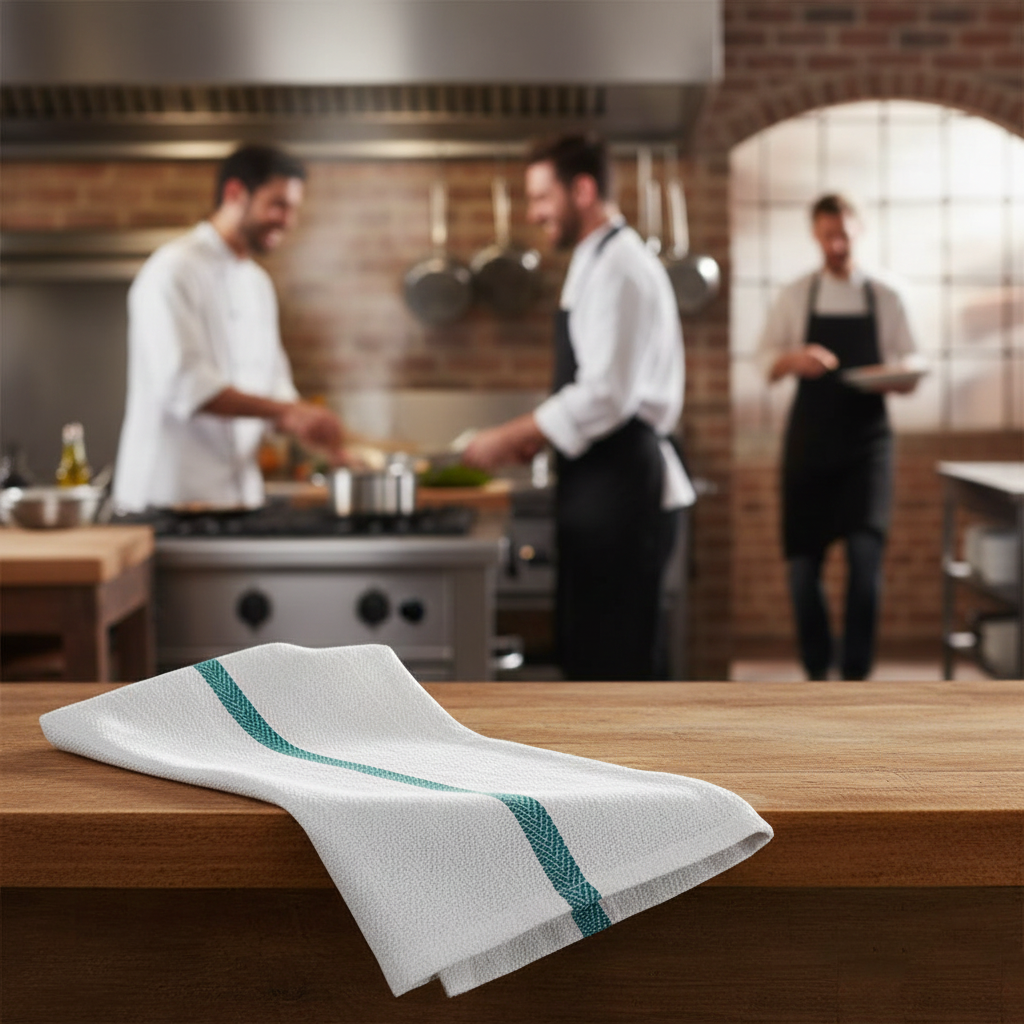 Herringbone Stripe Kitchen Towel