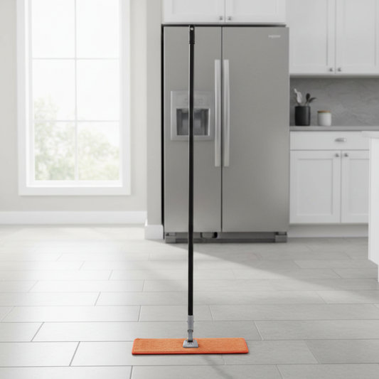 Orange Microfiber Flat Mop Head Wholesale