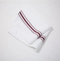 Resized Bistrio Napkin With Burgundy Stripes