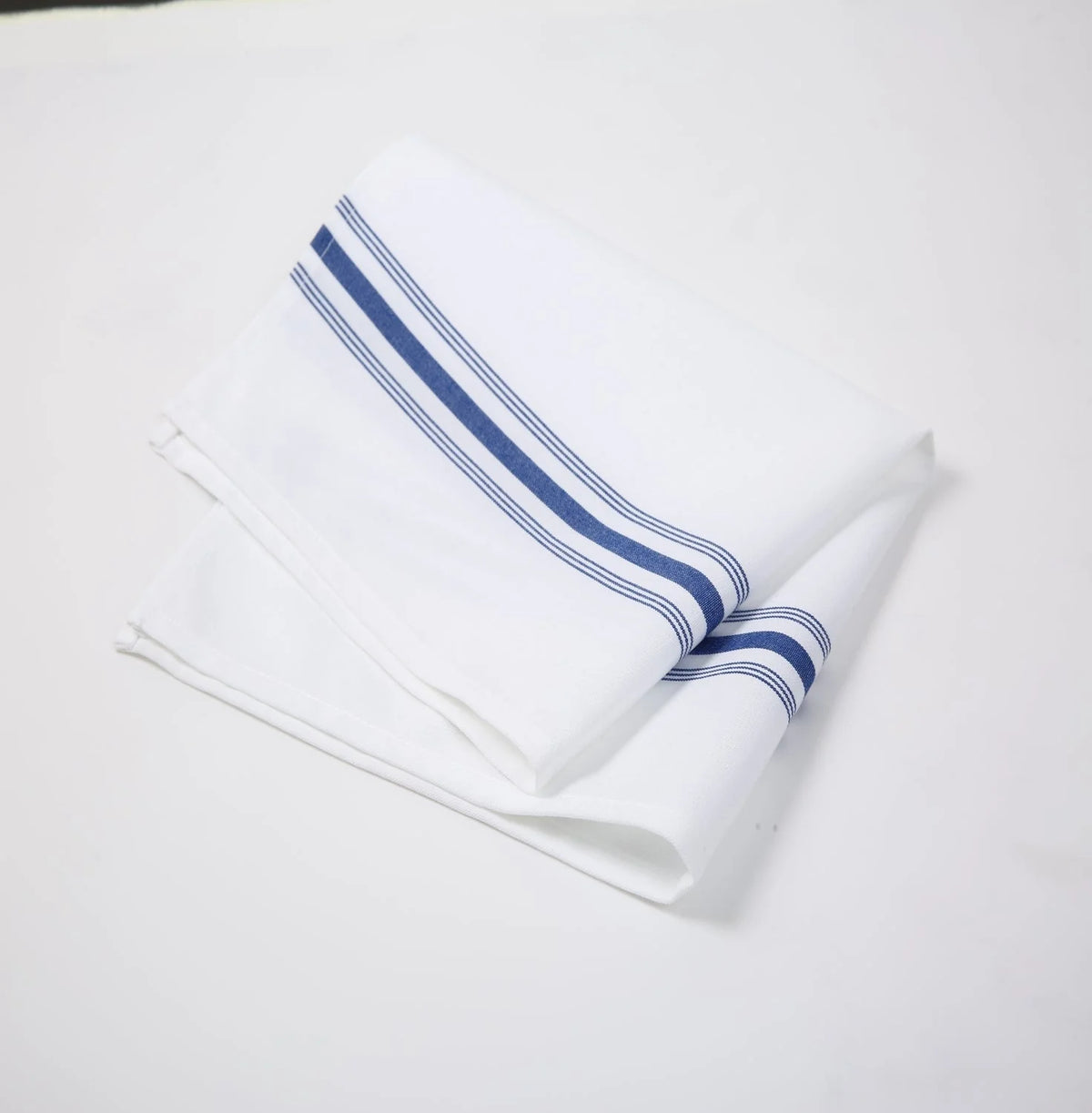 Resized Bistro Napkin With Blue Stripes