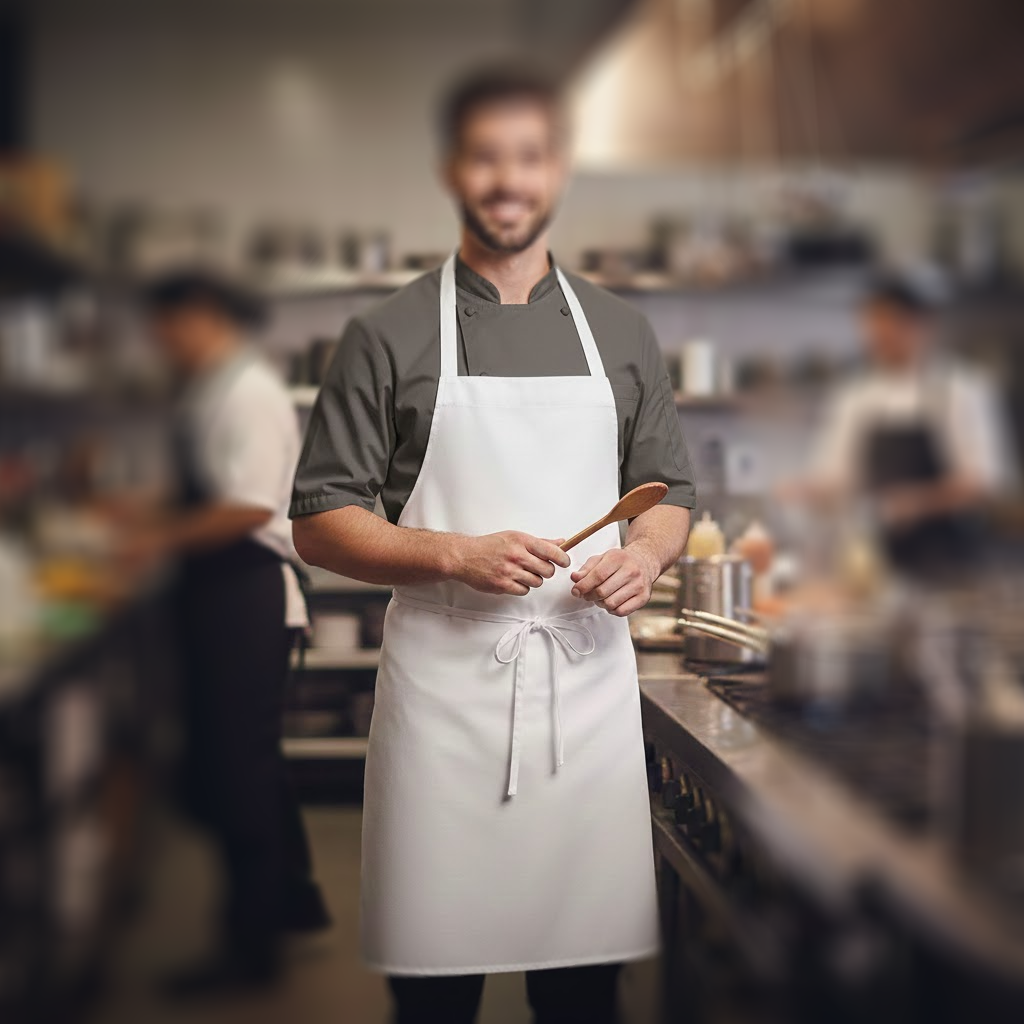 Spun Apron Without Pocket